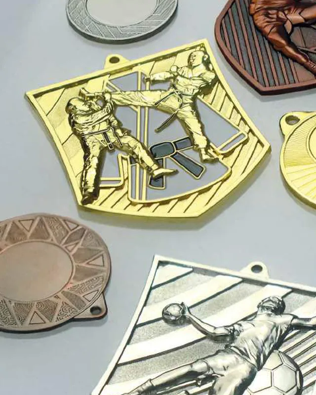 Przykładowe medale sportowe i okolicznościowe